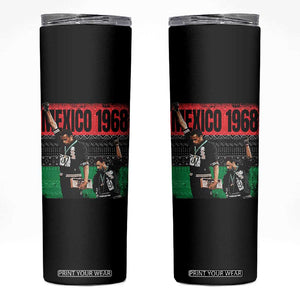 Black Power Salute 1968 Skinny Tumbler Black History Month Civil Rights Movement TS10 Black Print Your Wear