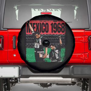 Black Power Salute 1968 Spare Tire Cover Black History Month Civil Rights Movement TS10 Black Print Your Wear