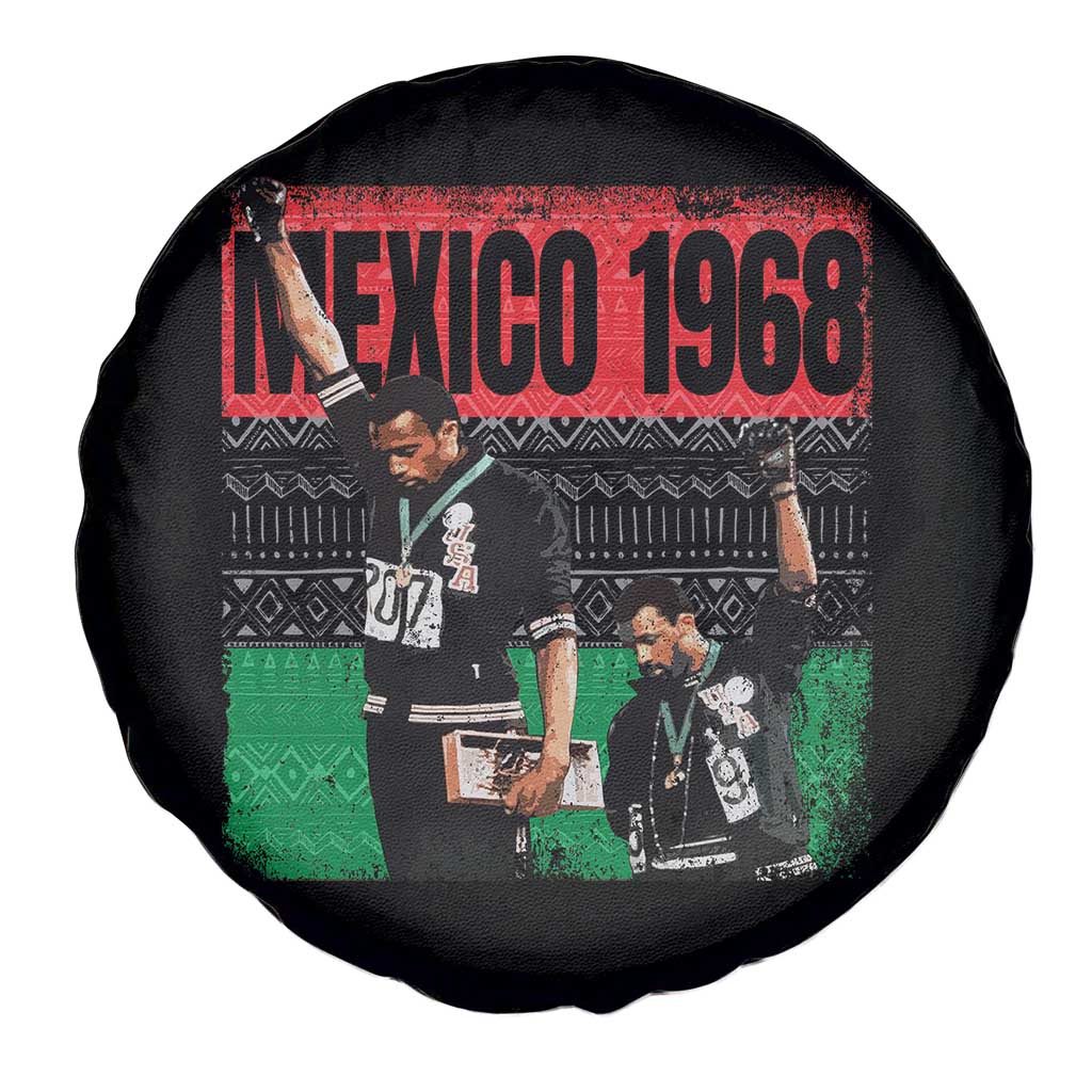 Black Power Salute 1968 Spare Tire Cover Black History Month Civil Rights Movement TS10 Print Your Wear