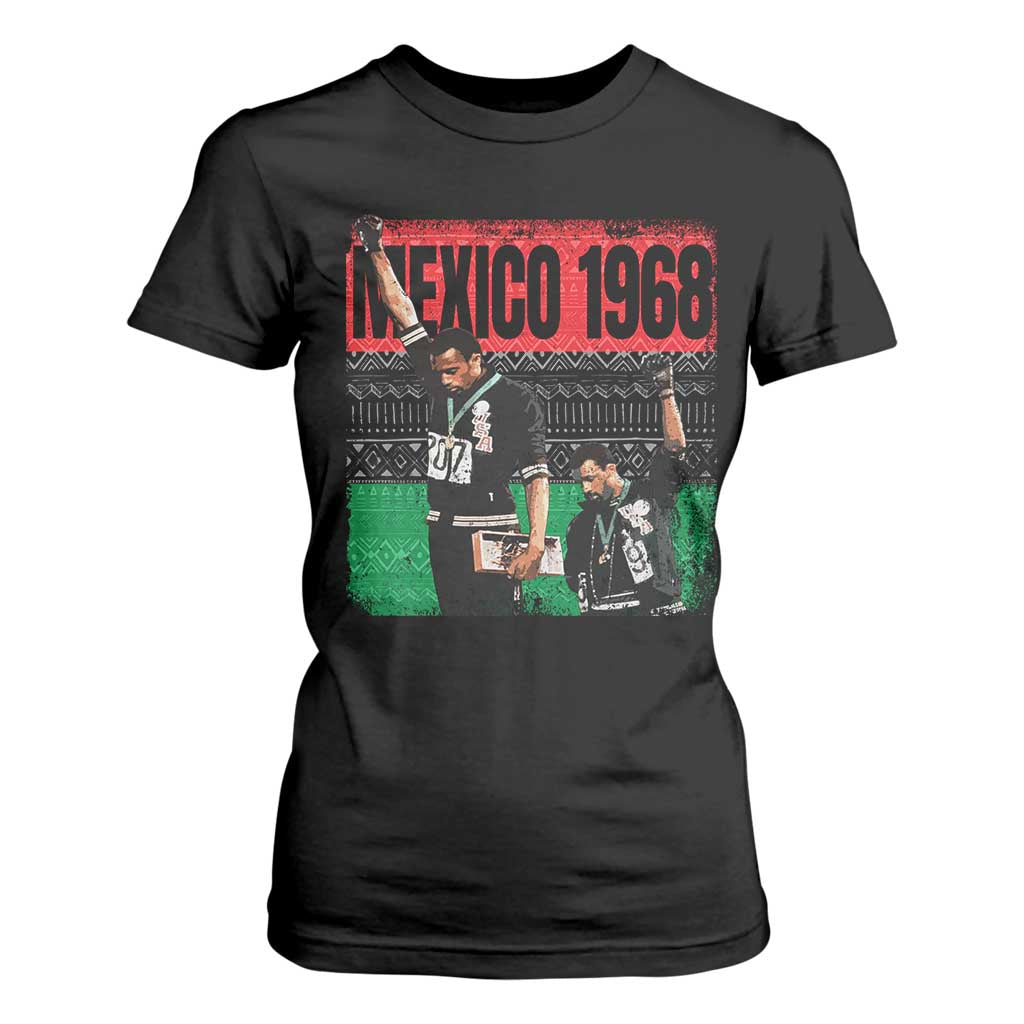 Black Power Salute 1968 T Shirt For Women Black History Month Civil Rights Movement TS10 Black Print Your Wear