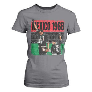 Black Power Salute 1968 T Shirt For Women Black History Month Civil Rights Movement TS10 Charcoal Print Your Wear