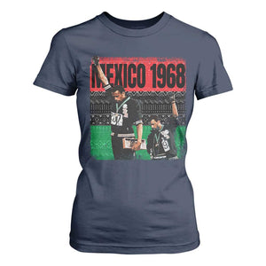 Black Power Salute 1968 T Shirt For Women Black History Month Civil Rights Movement TS10 Navy Print Your Wear