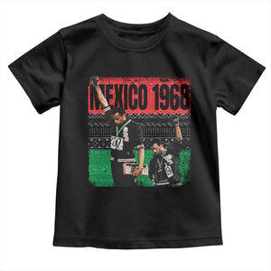 Black Power Salute 1968 Toddler T Shirt Black History Month Civil Rights Movement TS10 Black Print Your Wear