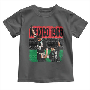 Black Power Salute 1968 Toddler T Shirt Black History Month Civil Rights Movement TS10 Dark Heather Print Your Wear