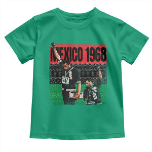 Black Power Salute 1968 Toddler T Shirt Black History Month Civil Rights Movement TS10 Irish Green Print Your Wear