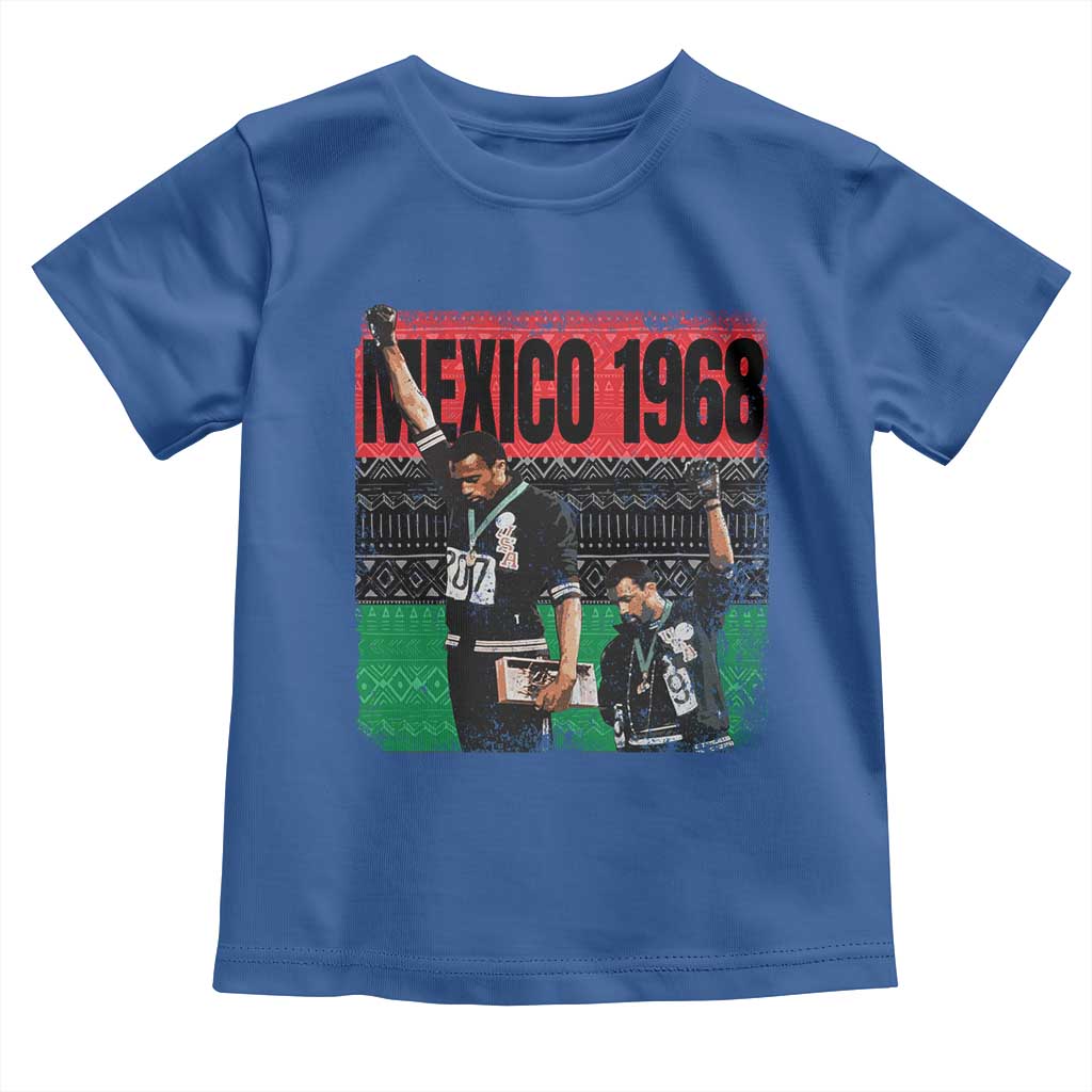 Black Power Salute 1968 Toddler T Shirt Black History Month Civil Rights Movement TS10 Royal Blue Print Your Wear