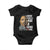 Martin Luther King Jr. Baby Onesie Civil Rights Injustice Anywhere Is a Threat To Justice Everywhere TS10 Black Print Your Wear