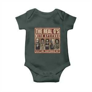 Black History Month Baby Onesie The Real G's Black Leaders TS10 Print Your Wear