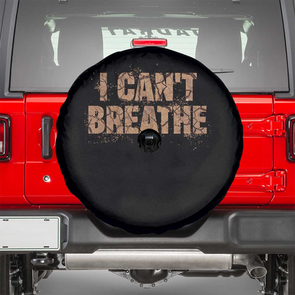 I Cant Breathe Protest Spare Tire Cover TS10 Black Print Your Wear