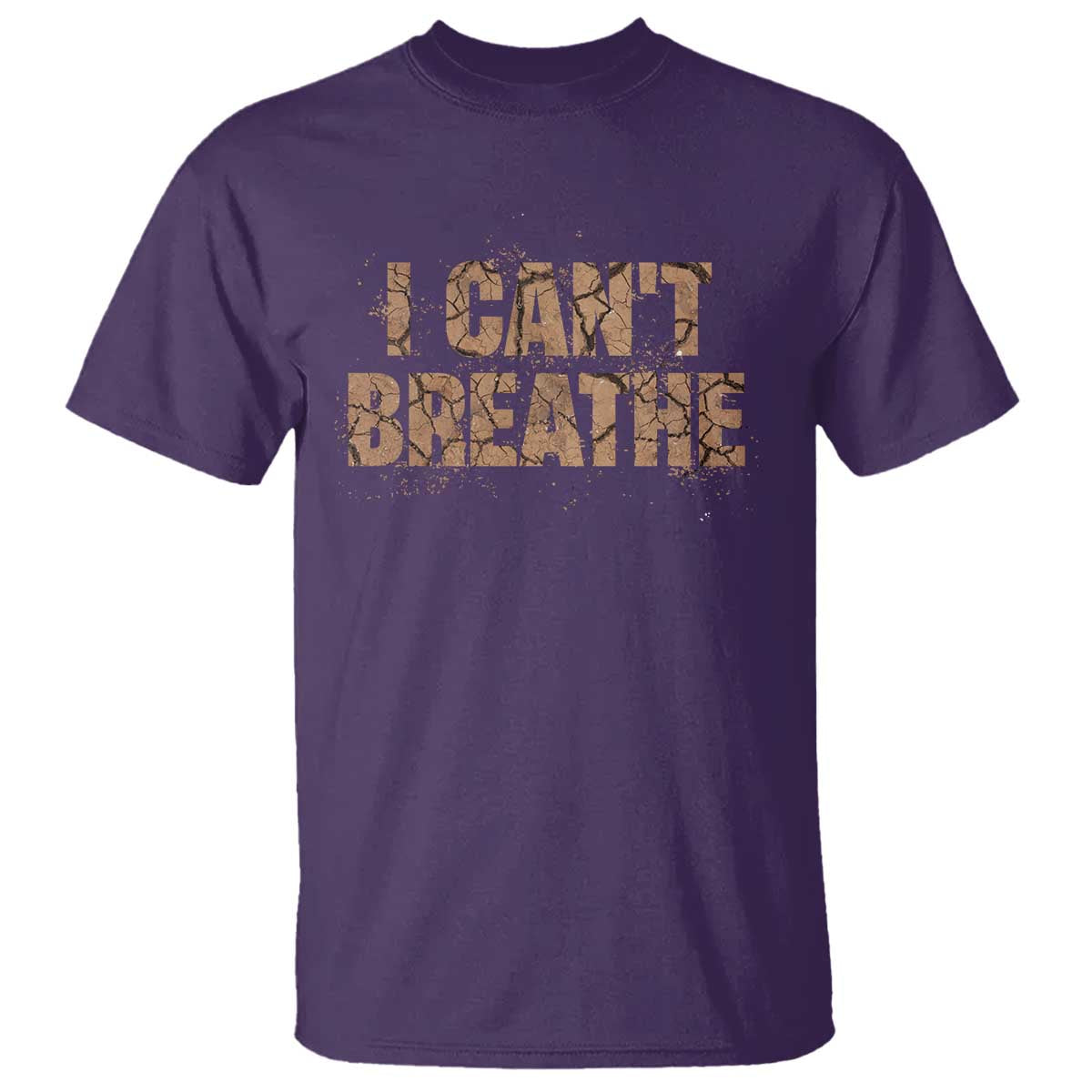 I Cant Breathe Protest T Shirt TS10 Purple Print Your Wear