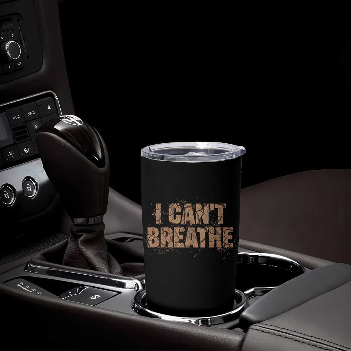 I Cant Breathe Protest Tumbler Cup TS10 Print Your Wear