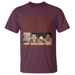 Black Female Empowerment T Shirt Wanted Well Behaved Women Seldom Make History TS10 Maroon Print Your Wear