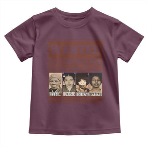 Black Female Empowerment Toddler T Shirt Wanted Well Behaved Women Seldom Make History TS10 Maroon Print Your Wear