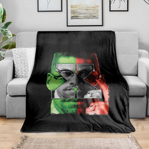 Malcolm X Throw Blanket Black History Month TS10 Print Your Wear