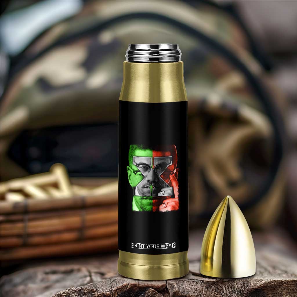 Malcolm X Bullet Tumbler Black History Month TS10 Print Your Wear