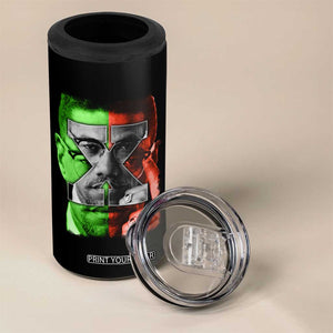 Malcolm X 4 in 1 Can Cooler Tumbler Black History Month TS10 Print Your Wear