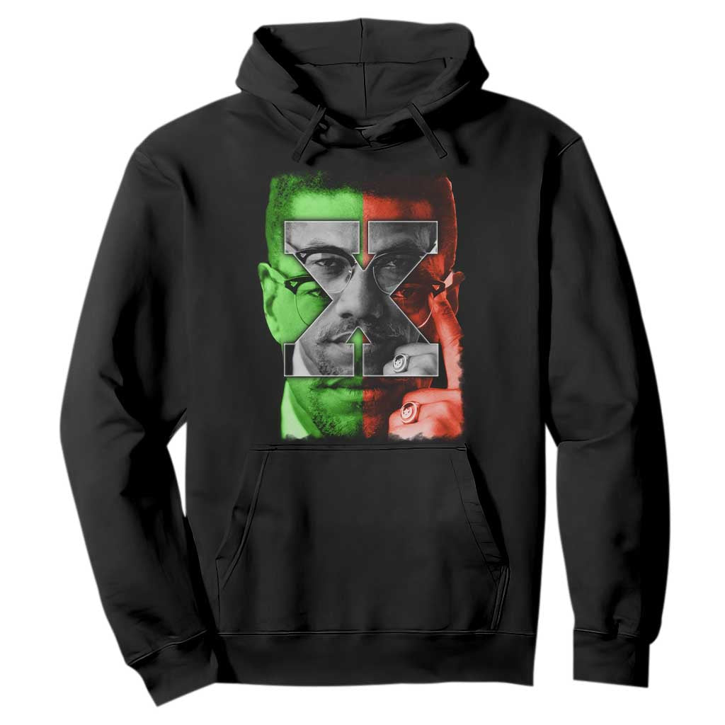 Malcolm X Hoodie Black History Month TS10 Black Print Your Wear
