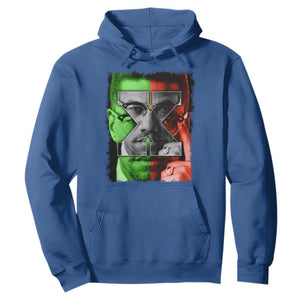 Malcolm X Hoodie Black History Month TS10 Royal Blue Print Your Wear