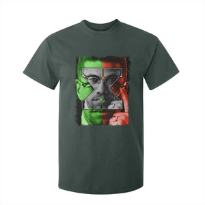 Malcolm X T Shirt For Kid Black History Month TS10 Dark Forest Green Print Your Wear