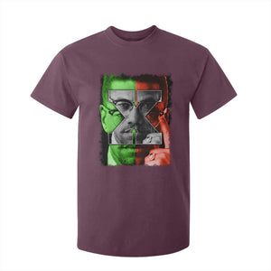 Malcolm X T Shirt For Kid Black History Month TS10 Maroon Print Your Wear