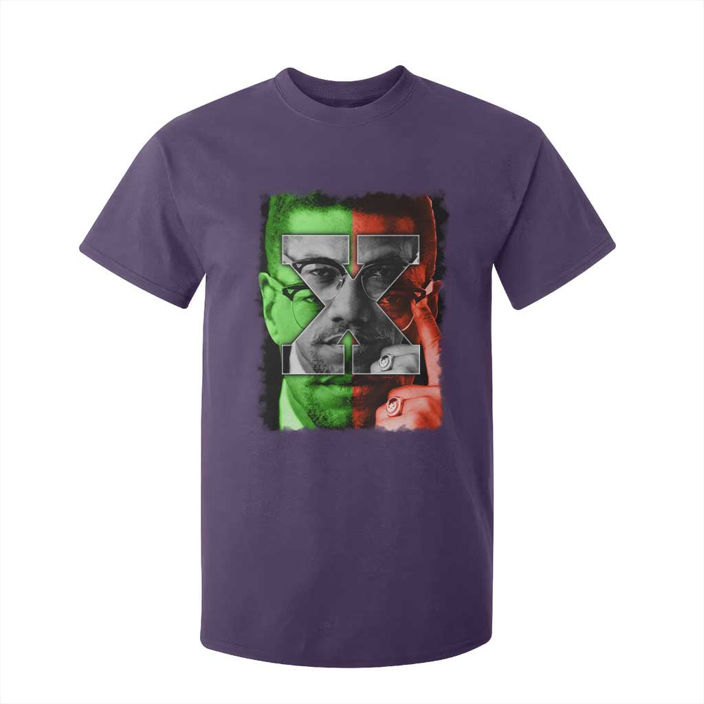 Malcolm X T Shirt For Kid Black History Month TS10 Purple Print Your Wear