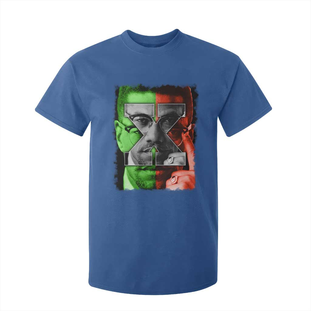 Malcolm X T Shirt For Kid Black History Month TS10 Royal Blue Print Your Wear