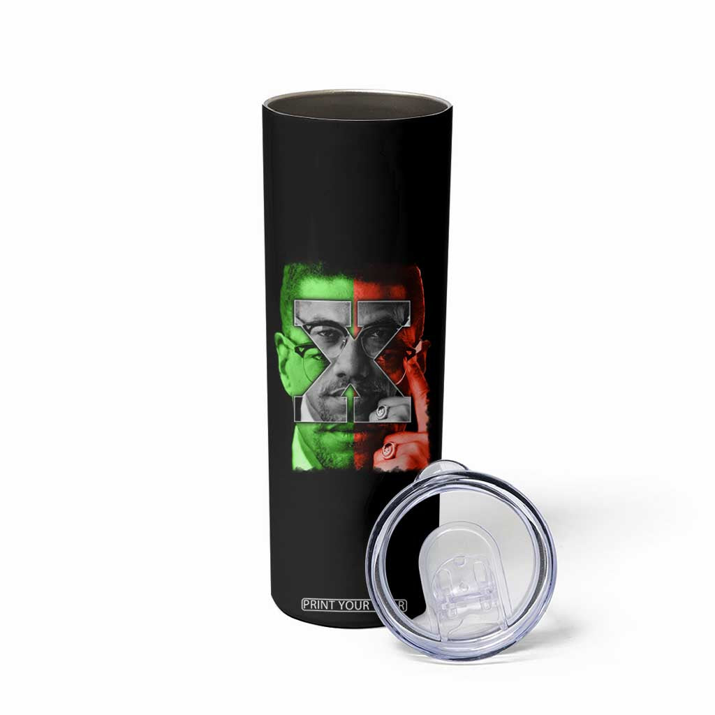 Malcolm X Skinny Tumbler Black History Month TS10 Print Your Wear