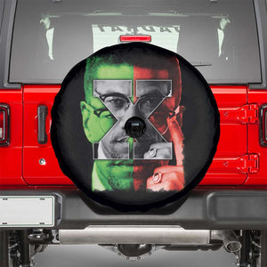 Malcolm X Spare Tire Cover Black History Month TS10 Black Print Your Wear