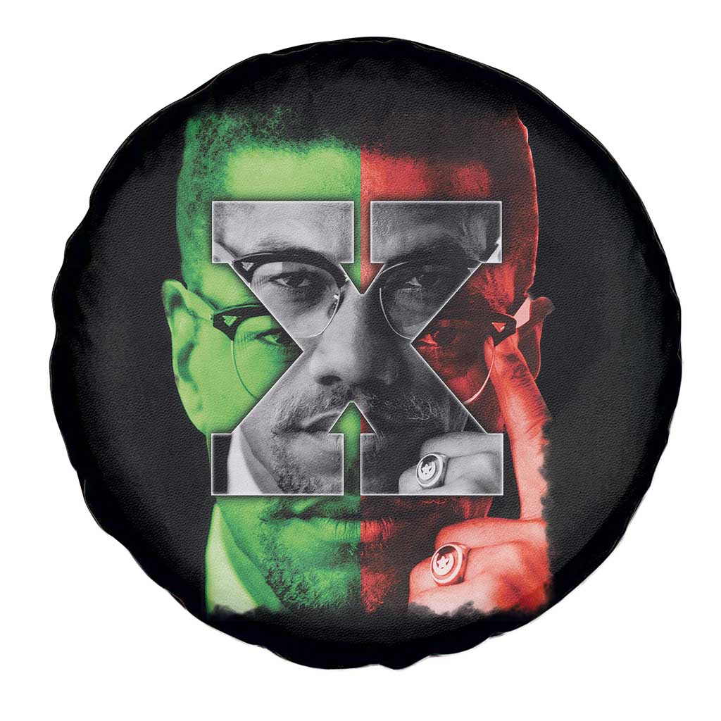 Malcolm X Spare Tire Cover Black History Month TS10 Print Your Wear