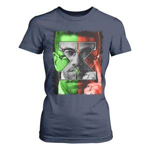 Malcolm X T Shirt For Women Black History Month TS10 Navy Print Your Wear