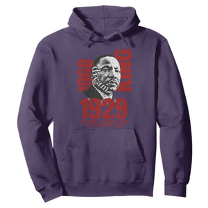 Martin Luther King Hoodie The Time Is Always Right To Do What Is Right TS10 Purple Print Your Wear