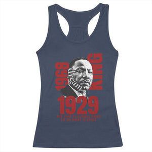 Martin Luther King Racerback Tank Top The Time Is Always Right To Do What Is Right TS10 Navy Print Your Wear