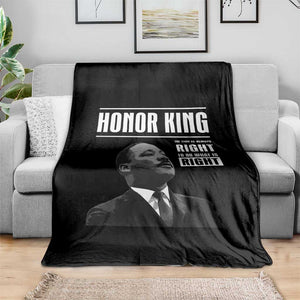 Martin Luther King Throw Blanket The Time Is Always Right To Do What Is Right TS10 Print Your Wear