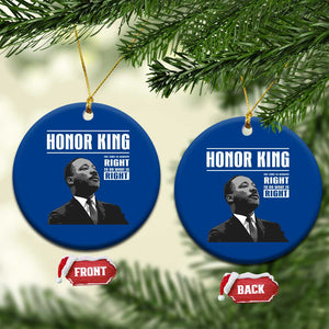 Martin Luther King Ceramic Ornament The Time Is Always Right To Do What Is Right TS10 1pc Blue Print Your Wear
