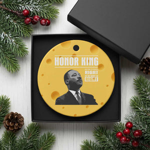 Martin Luther King Ceramic Ornament The Time Is Always Right To Do What Is Right TS10 1pc Yellow Cheese Print Your Wear