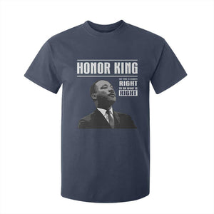 Martin Luther King T Shirt For Kid The Time Is Always Right To Do What Is Right TS10 Navy Print Your Wear