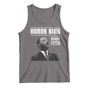Martin Luther King Tank Top The Time Is Always Right To Do What Is Right TS10 Deep Heather Print Your Wear