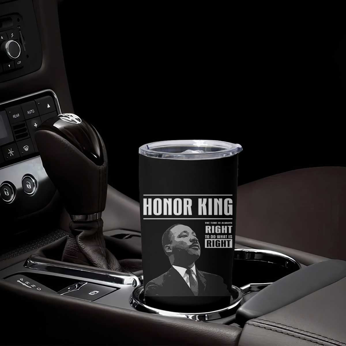 Martin Luther King Tumbler Cup The Time Is Always Right To Do What Is Right TS10 Print Your Wear