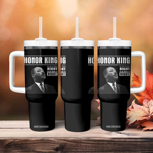 Martin Luther King Tumbler With Handle The Time Is Always Right To Do What Is Right TS10 Print Your Wear