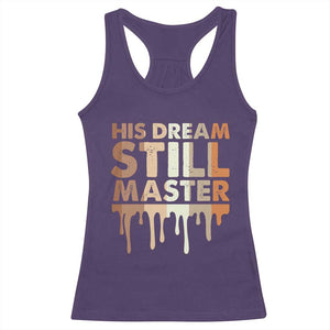 Martin Luther King Jr. Racerback Tank Top His Dream Still Matters Black History Month MLK Day TS10 Purple Print Your Wear