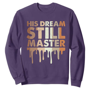 Martin Luther King Jr. Sweatshirt His Dream Still Matters Black History Month MLK Day TS10 Purple Print Your Wear