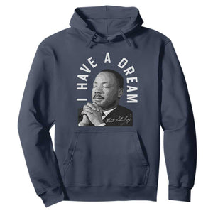 Martin Luther King Jr. Hoodie I Have A Dream Black History Month MLK Day TS10 Navy Print Your Wear