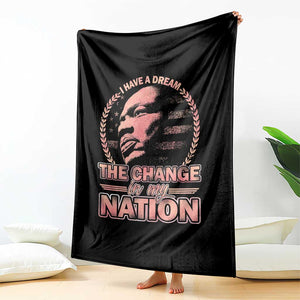 Martin Luther King Throw Blanket Retro Black History Month Civil Rights TS10 Print Your Wear