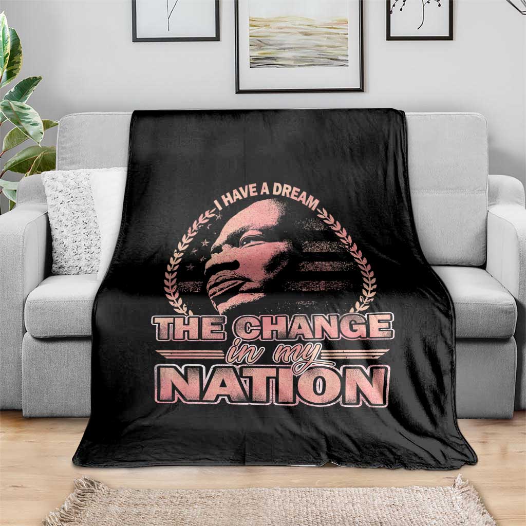 Martin Luther King Throw Blanket Retro Black History Month Civil Rights TS10 Print Your Wear