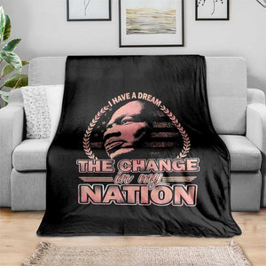 Martin Luther King Throw Blanket Retro Black History Month Civil Rights TS10 Print Your Wear