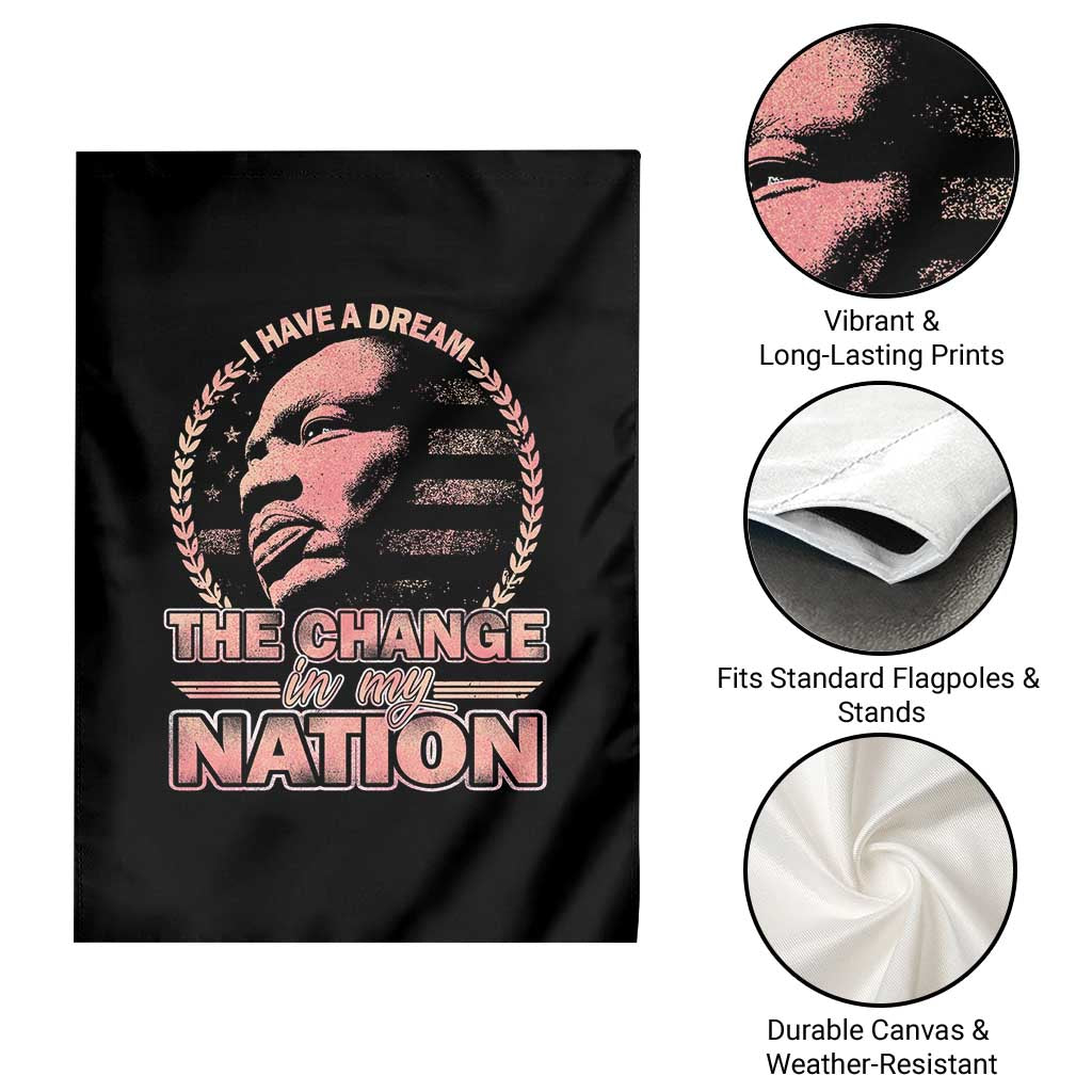 Martin Luther King Garden Flag Retro Black History Month Civil Rights TS10 Print Your Wear