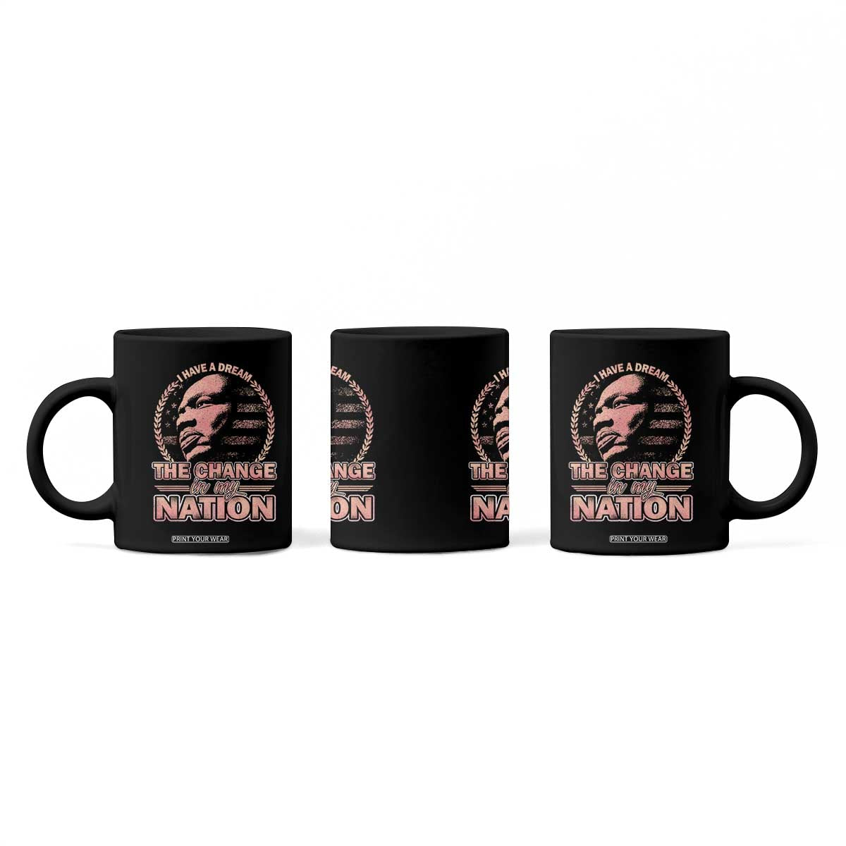 Martin Luther King Coffee Mug Retro Black History Month Civil Rights TS10 Print Your Wear