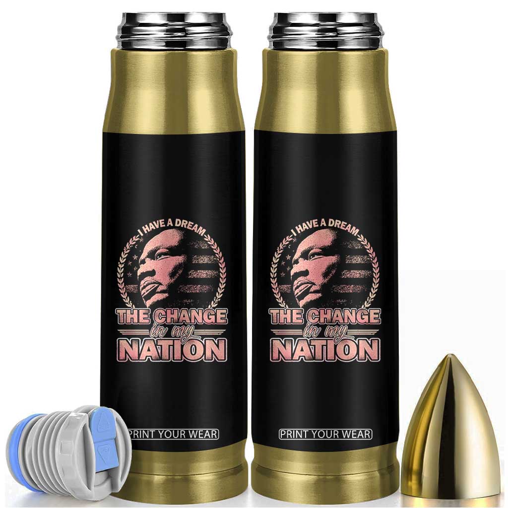 Martin Luther King Bullet Tumbler Retro Black History Month Civil Rights TS10 Black Print Your Wear