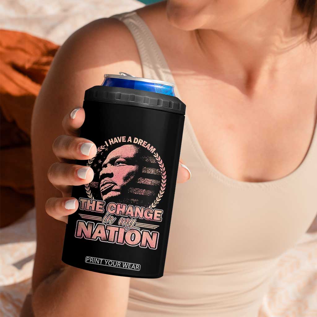 Martin Luther King 4 in 1 Can Cooler Tumbler Retro Black History Month Civil Rights TS10 Print Your Wear
