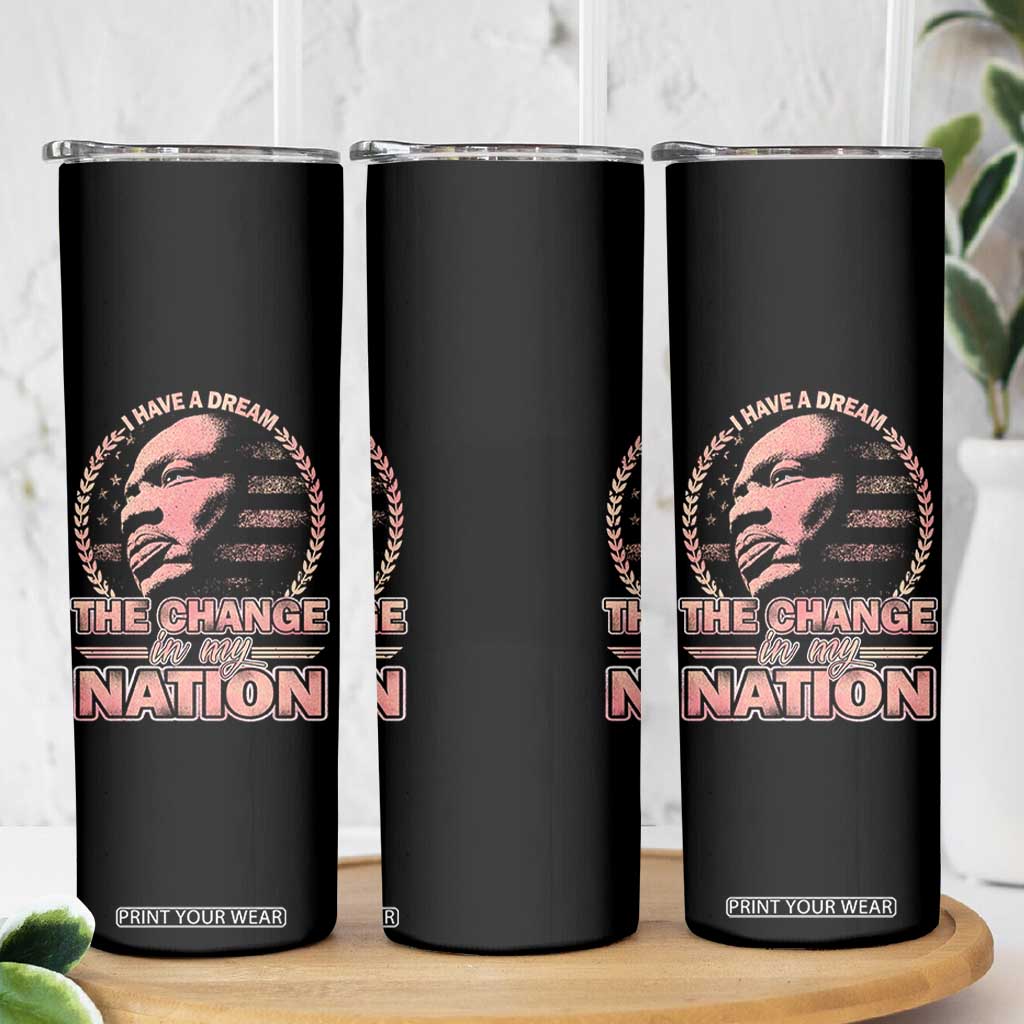 Martin Luther King Skinny Tumbler Retro Black History Month Civil Rights TS10 Print Your Wear
